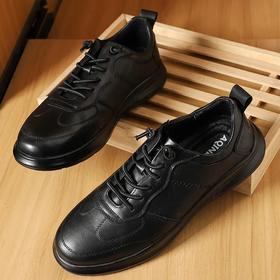 头层牛皮！男士一脚蹬休闲商务皮鞋休闲鞋