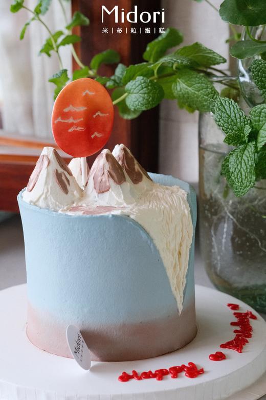 日落雪山·低卡糖蛋糕  | Midori 商品图0