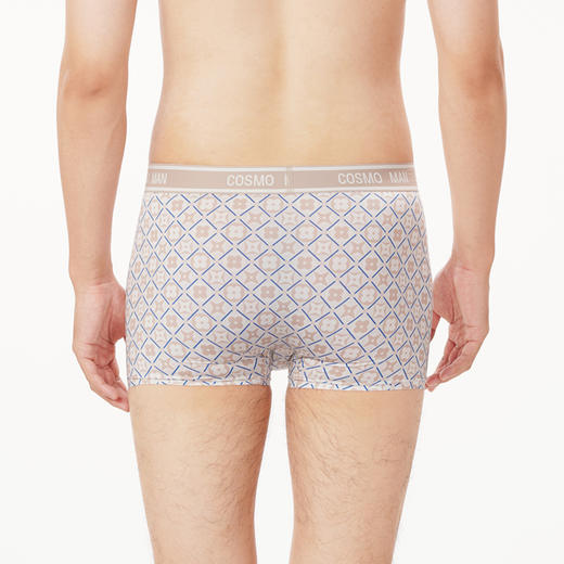 都市丽人都市锋尚潮流时尚男士平角裤男凉感冰丝男士内裤无锦纶平角FK4HA8 商品图3