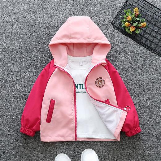 女童背包外套洋气春秋款2024新款春装儿童装春季小男孩连帽卡通装 商品图1