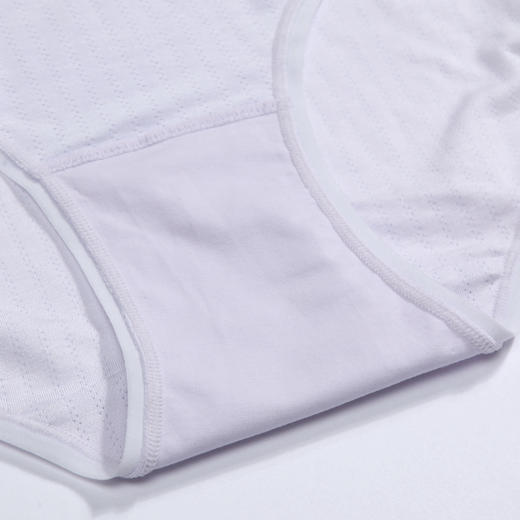 都市丽人基础木代尔系列纤柔绵内裤女棉提花女士内裤低腰三角内裤LK43B8 商品图8