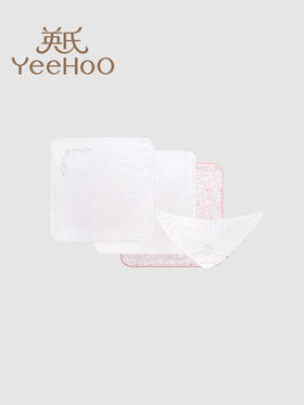 英氏婴幼儿餐巾宝宝手帕三角巾抗菌4条装赛柔丝YMJSJ0Q096A