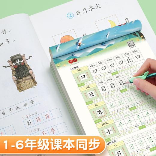新版每日30字练字帖【笔顺笔画+好词好句】小学1-6年级每日一练人教版语文同步学习写字专用硬笔书法练字本 商品图5
