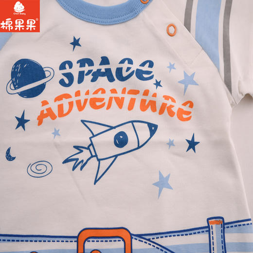 棉果果夏季男童假两件套头连体衣连身衣哈衣M212727219289 商品图4