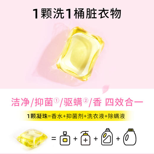 PWU朴物大美香氛洗衣凝珠（花漾可可）166颗（3盒+2袋） 商品图3