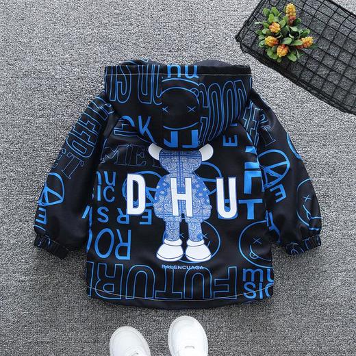 男童连帽1春装外套2024新款春秋韩版中大儿童12宝宝洋气夹克潮 商品图2