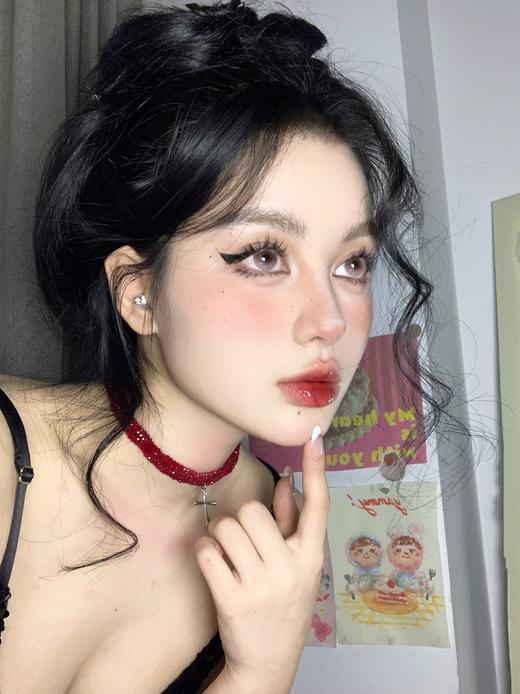 mimipark 半年抛 爱丽丝游/瑰丽画卷/知名浪漫 绿/紫/粉 14.5mm 两片装 商品图8