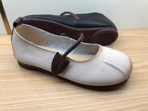 豪行2022年春季新品时尚休闲舒适浅口真皮女单鞋22130666专柜正品 商品图1