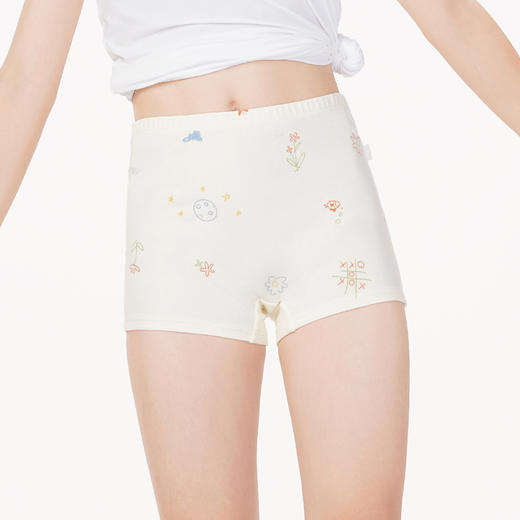 都市丽人眯雅佳基础系列舒肤棉女童内裤女童纯棉童装内裤平角裤平角女童内裤JK4503 商品图1