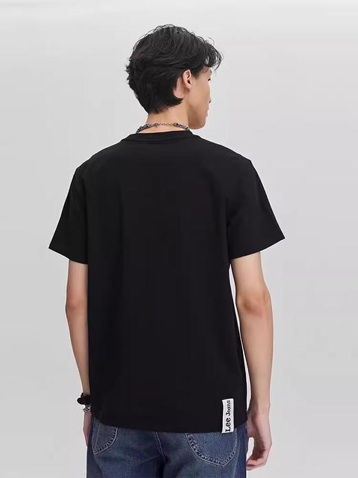 Lee商场同款24早春新品标准版Logo刺绣圆领男短袖T恤LMT007474K9900FK11000 商品图2