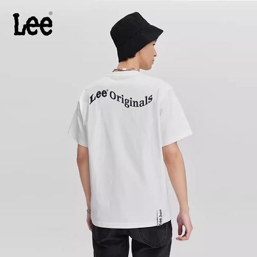 Lee商场同款24早春新品舒适版Logo印花男圆领短袖T恤LMT0074723RX00FK14000 商品图0