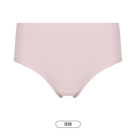 都市丽人基础一体美臀一体无缝内裤女锦氨女士内裤低腰平角内裤LK45B6 商品图12
