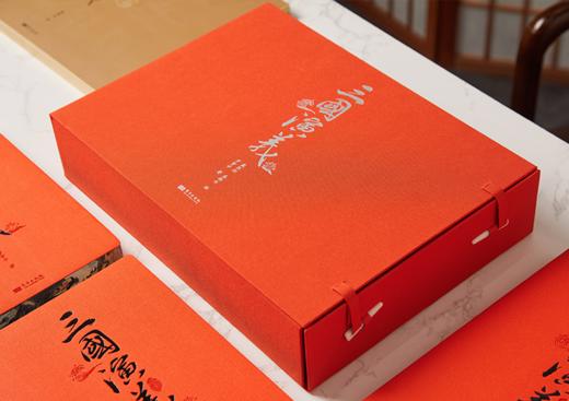 《三国演义》典藏收藏版 赠品：戴敦邦传统写意三国画册+1册 盛鹤年工笔绘三国+1册 帆布袋+1 商品图4