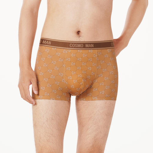 都市丽人都市锋尚潮流时尚男士平角裤男凉感冰丝男士内裤无锦纶平角FK4HA9 商品图1