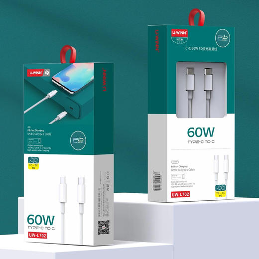 优胜通L702-PD数据线60w双type-c接口 商品图4