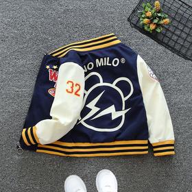 儿童装大男孩男童春秋装夹克外套酷帅气衣服时髦炸街2024新款潮牌