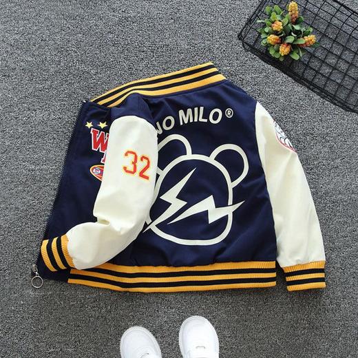 儿童装大男孩男童春秋装夹克外套酷帅气衣服时髦炸街2024新款潮牌 商品图0