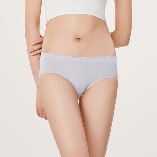 都市丽人基础一体美臀一体无缝内裤女锦氨女士内裤低腰平角内裤LK45B6 商品图1