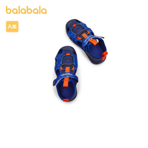 巴拉巴拉童鞋儿童运动凉鞋男童沙滩鞋夏新款包头防滑鞋魔术贴 商品图6
