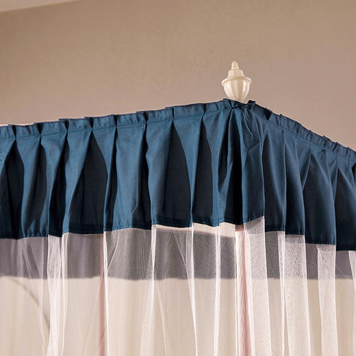 自然醒落地蚊帐家用卧室公主风床幔加厚1米8大床宫廷高级纹账2403HH 商品图10