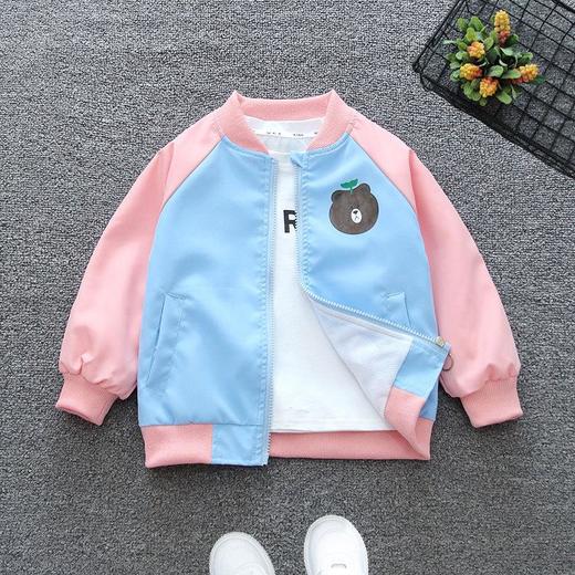 童装女宝宝夹克休闲中小童儿童上衣男童外套春秋款小孩帅气衣服潮 商品图2