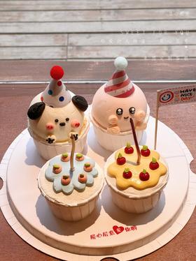 可可爱爱的杯子蛋糕（下单价格为单个价格，四个起订）