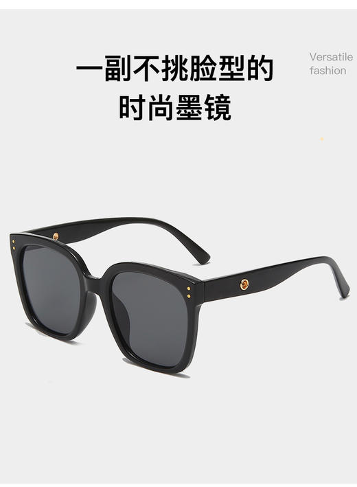 【肖战同款】骊佳墨镜高清太阳镜明星同款防晒防紫外线眼镜 商品图4