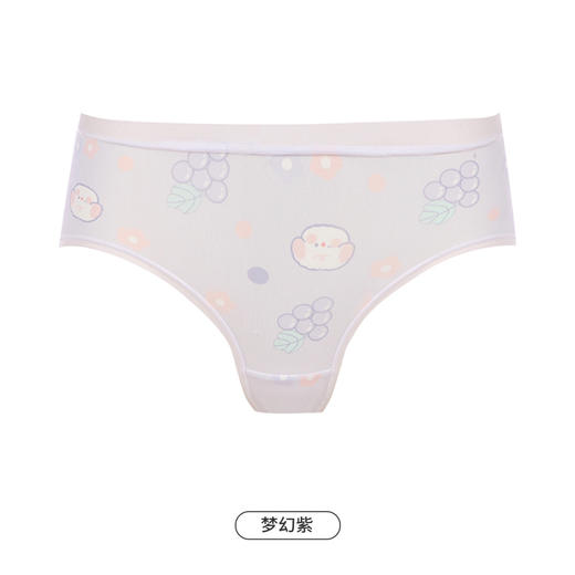 都市丽人基础系列薄透丝滑内裤女锦泳女士内裤速干低腰三角内裤LK43A2 商品图9