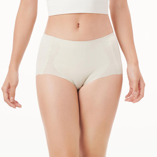 都市丽人塑身轻塑美臀收腹提臀内裤女随意裁女士内裤高腰平角内裤LK44A3 商品图1