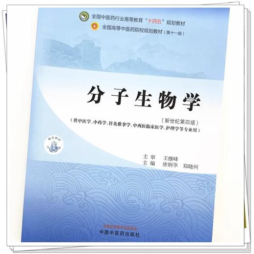 分子生物学 新世纪第4版 唐炳华 郑晓珂 全国中医药行业高等教育十四五规划教材 供中医学等专业用 中国中医药出版社9787513285698 商品图3