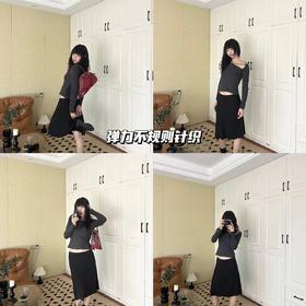 新品上身 | 不规则针织look分享，内搭单穿都很米！🌺