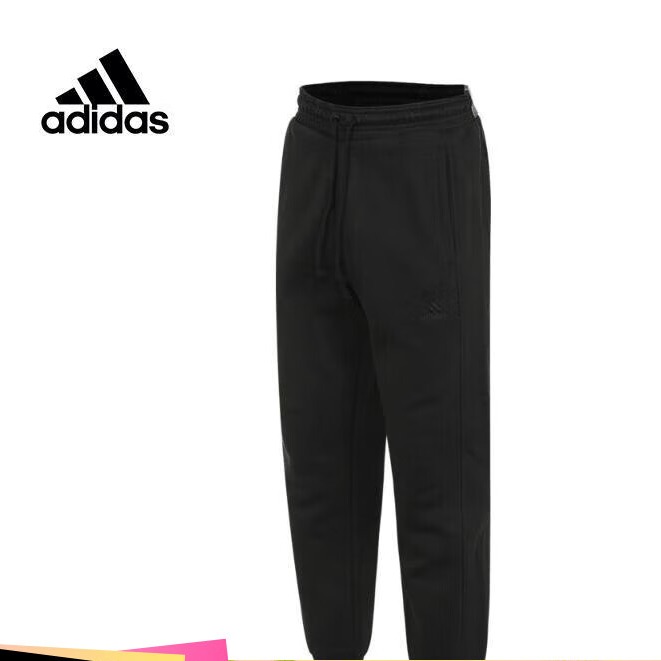 阿迪达斯（adidas） 长裤女2022冬季新款运动休闲加绒裤训练针织加厚裤子HN4236