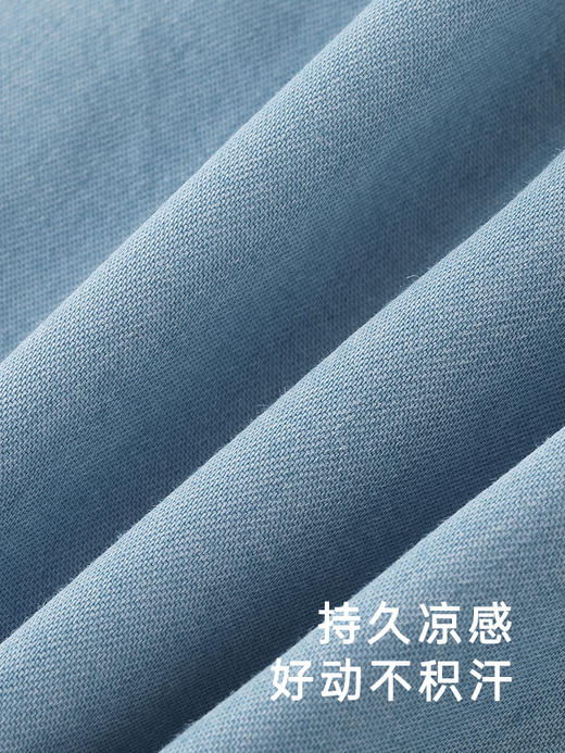 英氏男宝短袖连体衣夏季防晒凉感爬服婴儿连身衣牛仔YRHBJ2Q350A 商品图2