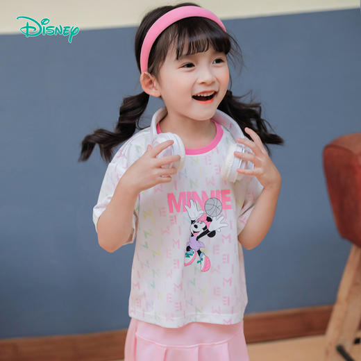 【商城同款】迪士尼米妮卡通短袖T恤232DS0982 商品图1