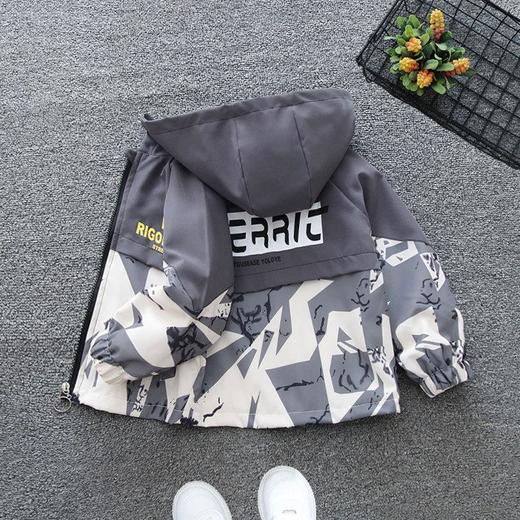 儿童装男童春装外套2024新款中大童春秋款女童春季炸街洋气风衣潮 商品图1