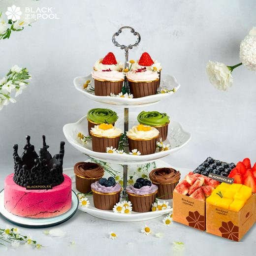 【笑颜如花·特惠套餐】6.0吋慕斯+6粒装cupcake+4粒装纸杯蛋糕 商品图0