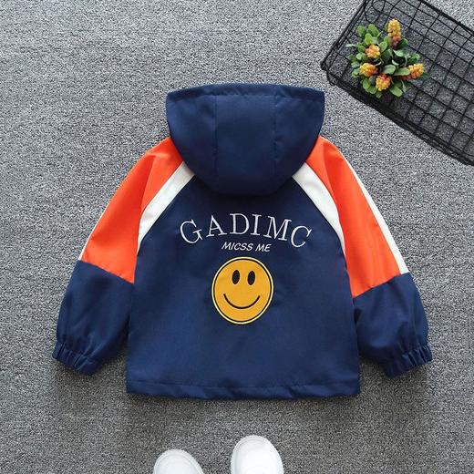 男童外套春秋款2024新款洋气儿童春装衣服女童休闲夹克连帽风衣 商品图4