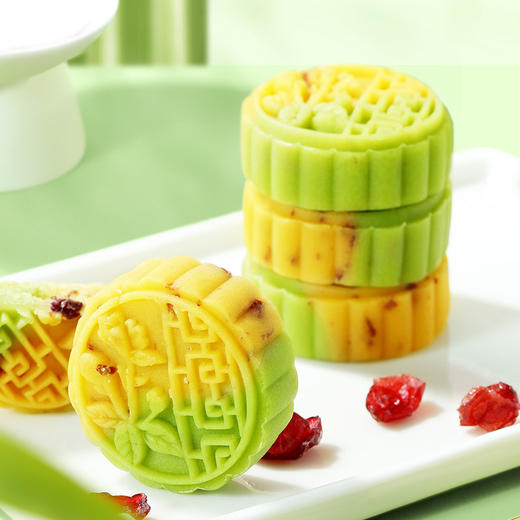 【味滋源绿豆糕500g蔓越莓味】绿豆糕点 甜品点心零食小吃 商品图3