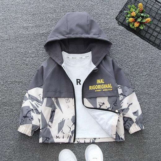 儿童装男童春装外套2024新款中大童春秋款女童春季炸街洋气风衣潮 商品图3