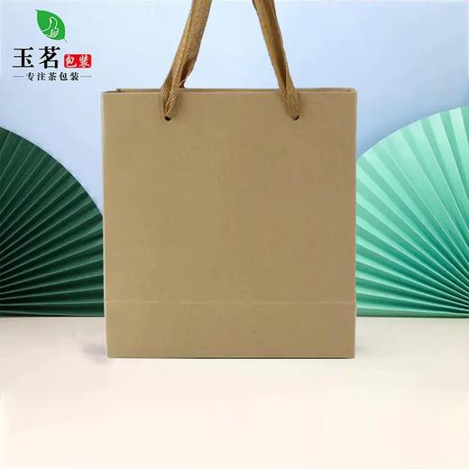 牛皮纸小空白手提袋【半斤】0.9元1个.整捆50个.300个起包邮 商品图2