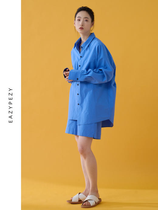 2024SS 碧海蓝天纯棉衬衫套装 商品图1