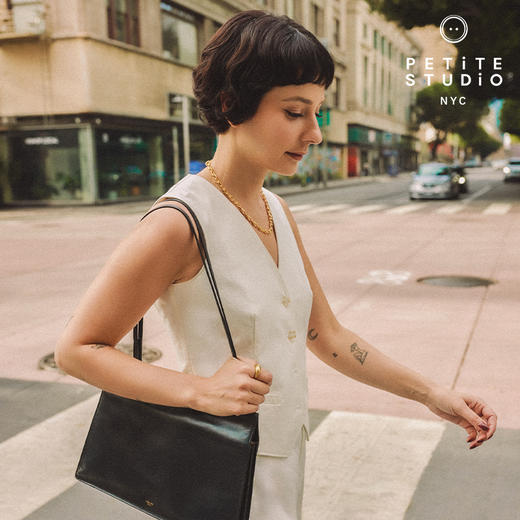 【Clean Fit 胶囊系列】Bridgett鸽白高腰短裤复古马甲 商品图1