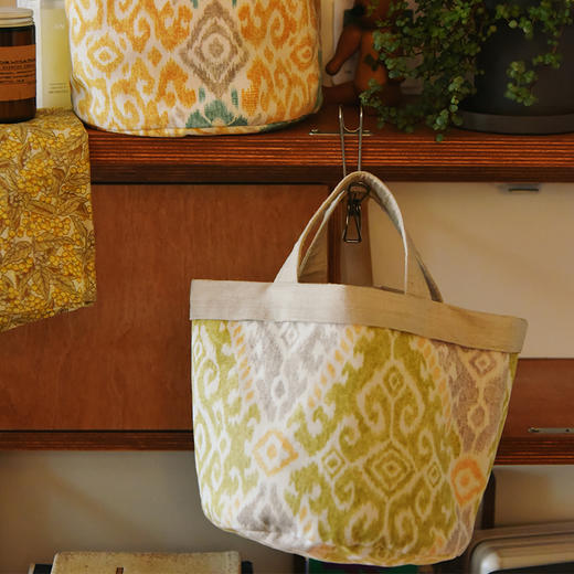 波西米亚手提收纳篮子布艺零食玩具收纳 商品图3