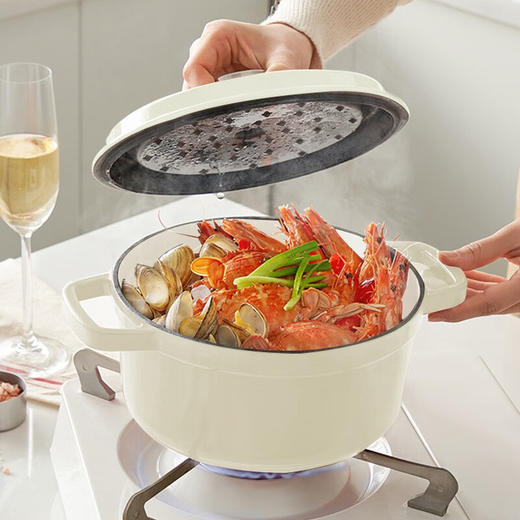 申魔  珐琅锅   珐琅铸铁汤锅-24CM 商品图4