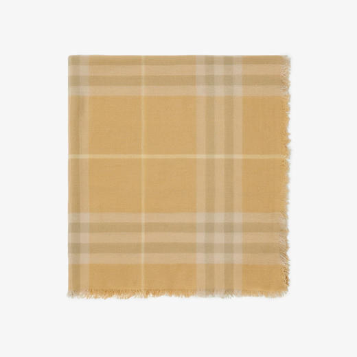 BURBERRY 巴宝莉 女士格纹羊毛围巾 格子 8080098 A3743 商品图2