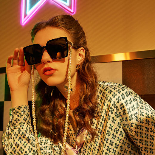 EYECROXX乘号眼镜 复古SAW 情侣款大框墨镜 商品图0