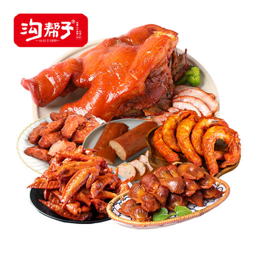 沟帮子小食四宝（鸡胗+豆卷+鸡脖+鸡肝） 商品图1