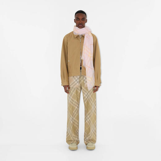 BURBERRY 巴宝莉 男女通用格纹羊毛围巾 格子 8080102 B8640 商品图3