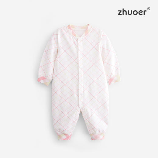 【纯棉贴身连体衣】卓儿婴儿衣服宝宝春秋长袖打底衫新生儿哈衣舒适 商品图3