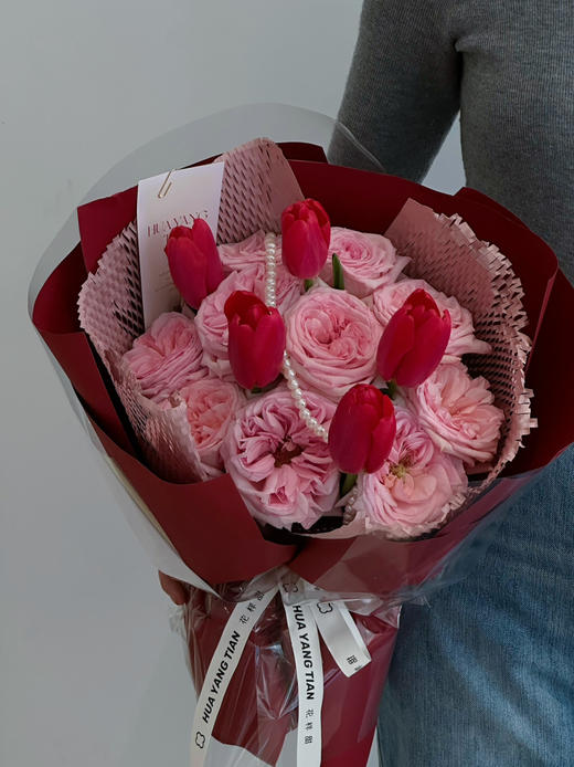 荔枝郁金香 · 花束 商品图3